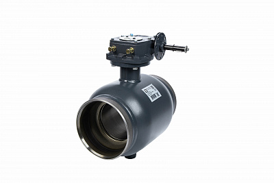 065N0156GR RJIP Premium Кран шаровой WW DN200 PN25 WG (приварной, с редуктором, С/П), Ридан